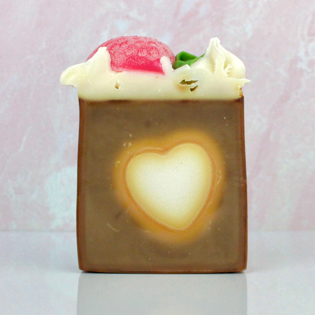Chocolate Covered Strawberry (Valentines Special) - fizzy soaps