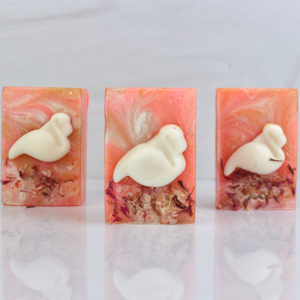 Flamingo Twist - fizzy soaps