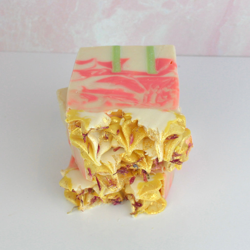 Gold Rose - fizzy soaps