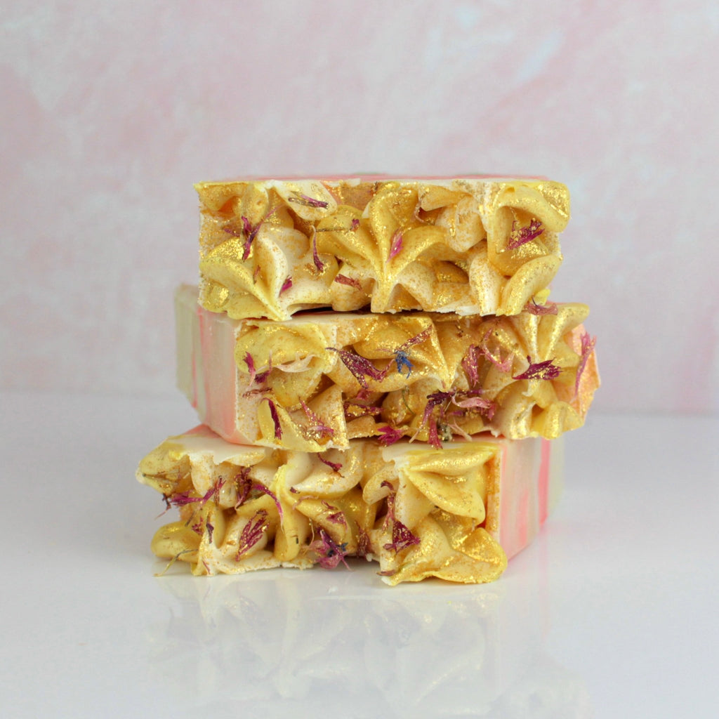 Gold Rose - fizzy soaps