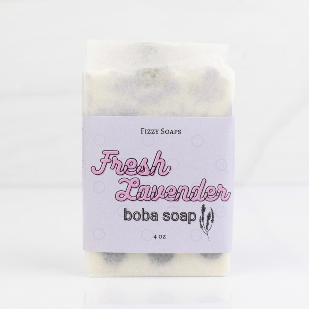 Lavender Boba Milk Tea Soap - fizzy soaps