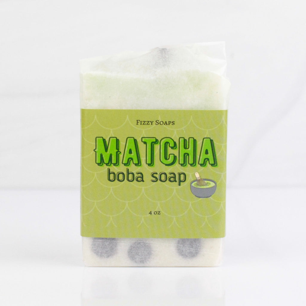 Matcha Boba Milk Tea Soap - fizzy soaps