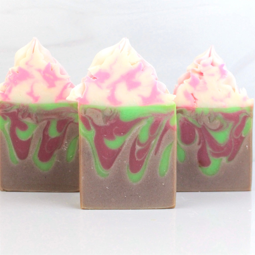 Strawberry Cream w/ Cocoa Butter - fizzy soaps